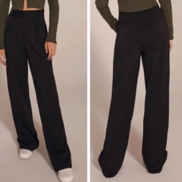 Favorite Daughter Pants - FAVORITE DAUGHTER The Favorite Pant Pleat Pants BLACK SIZE 12 NEW. 0694